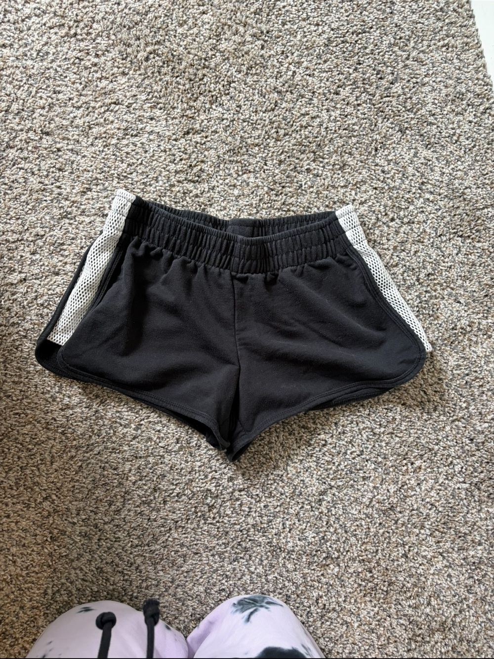 Black Women's Athletic Shorts Athleisure Running Workout Gym Comfortable